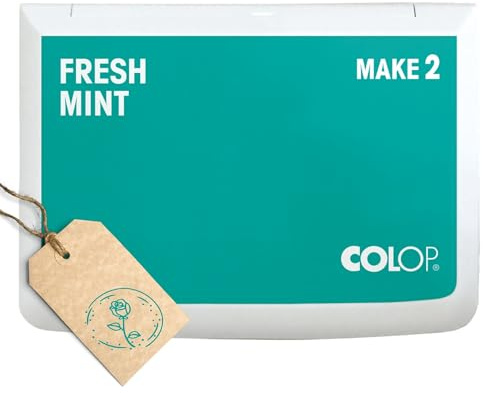 COLOP Timbri MAKE 2 Fresh Menta 70 x 110 mm, cuscino per timbri tradizionali e timbri creativi