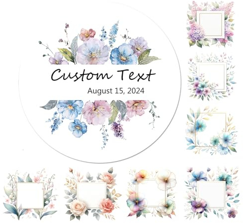 60 à 240 autocollants personnalisés pour entreprises, logo, anniversaire, fête pour bébé, bonbons, bougies, boîtes, étiquettes pour mariage, étiquettes cadeaux, autocollants de remerciement