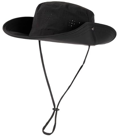 TOP-EX Chapeau de soleil rafraîchissant UPF 50 pour l'extérieur, unisexe | Bandeau anti-transpiration rafraîchissant, protection solaire UPF 50, tissu imperméable, bord large, pour la randonnée