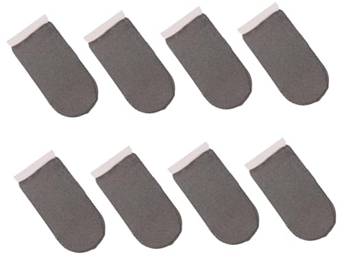 LABRIMP 1 Set Tunna Andningsbara Anti-svett Gaming Fingerhandskar Med Pekskärm Halkfria Tumhandskar För Precisa Spelkontroller Bekväma Fingeravtrycksskyddade 8 St