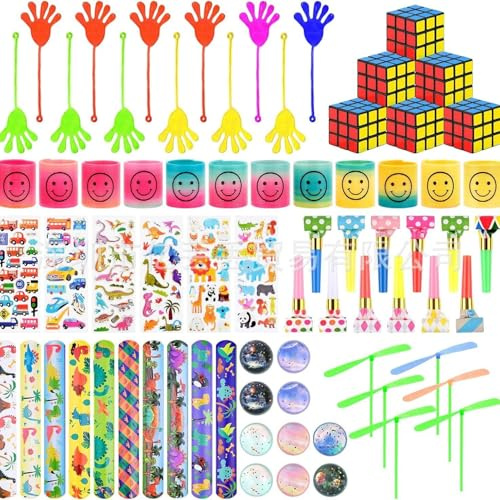 Jouet Pinata Anniversaire pour Garcon Fille,74pcs Jouets Assortiment pour Enfants Party Favors, Pinata Remplissage, School Award, Petits Cadeaux goodies Anniversaire Invités Enfant