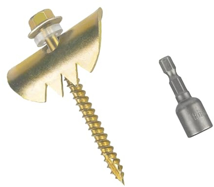 Fafeicy 50 Uds. Clavos para Valla de Acero Inoxidable, Sujetador Dentado Duradero Galvanizado para Cercas de Malla de Alambre, Proyectos Al Aire Libre