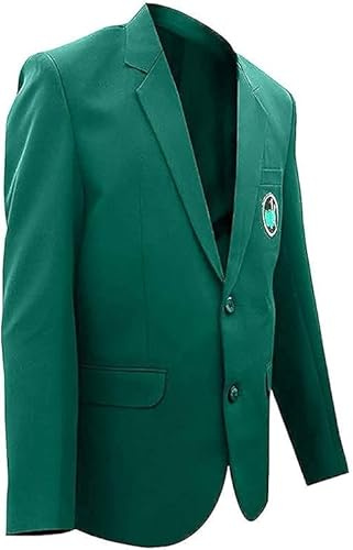 AKS Mode Golf Green Tournament Blazer Coat Jacket | Lightweight Cotton Sports Jacket, Green, M