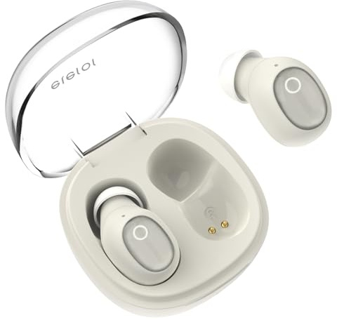 eleror Wireless Earbuds for Small Ear Canals Mini Size, Cute Bluetooth Ear Buds for Women Girls with 2 Noise Reduction Mic for Clear Calls, Small Wireless Earphones with Immersive Premium Sound