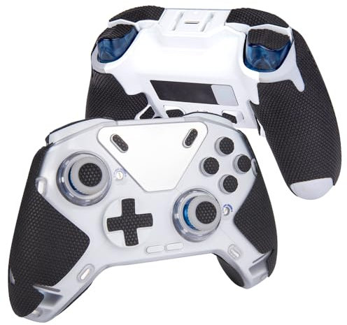 HOTLINEGAMES Ruban adhésif pour manette compatible avec FLYDIGI APEX 4, antidérapant, absorbant la transpiration, facile à appliquer, poignées + boutons + gâchettes (noir)