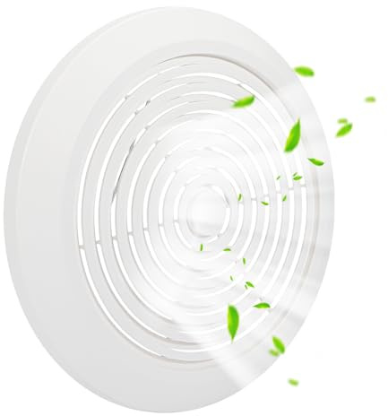 BVB0574‑00 Mobile Home Parts Vent Fan Grille Cover 9-5/8 – White Exhaust Fan Grille for V2262‑50, V2270‑50, V2270‑75, V2290‑50 – Durable, Fade-Resistant, Easy Install, High Flow Ceiling Vent Cover