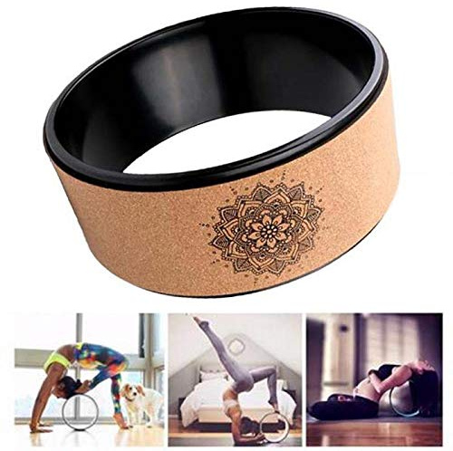 yogahjul, Trä halkfri och slitstark yoga fitness rullhjul ryggträningsverktyg bantningsmagisk midjeform pilatesring