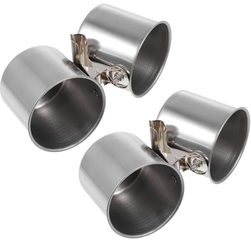 ARTSEWPLY Lot de 2 Bols à Nourriture pour Oiseaux en Acier Inoxydable 55 CM avec Pince Mangeoire Suspendue pour Perroquets et Oiseaux de Cage Distributeur D’Eau et Nourriture Pratique