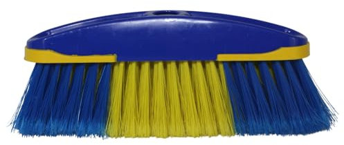 KEROPPA Cepillo Universal con Bordes Anti Golpes, Filamentos Sintéticos, Cepillo para Limpieza de Hogar, Recoger Polvo y Residuos, Adaptable a la Mayoría de Palos