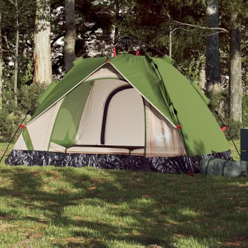 Homgoday Tienda de campaña de cúpula para 2 personas, tienda de campaña, tienda de campaña familiar, tienda de trekking, tienda de campaña para camping, viajes, trekking, jardín, verde, liberación
