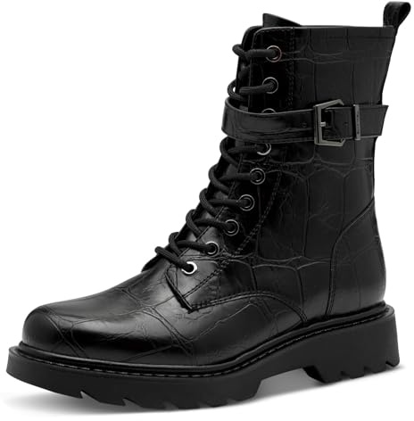 Tamaris dam Tamaris Damen Lace Boot Flat 1-25228-45Känga