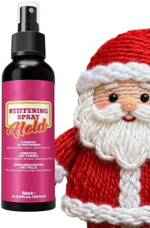 Fixateur pour Tissu | 120ml Effet Séchage Rapide Anti Affaissement | Mist Fixateur et Durcisseur Pour Vêtements et Chapeaux | pour Chapeaux au Crochet, Sacs en Laine Feutrée, et Projets Textiles