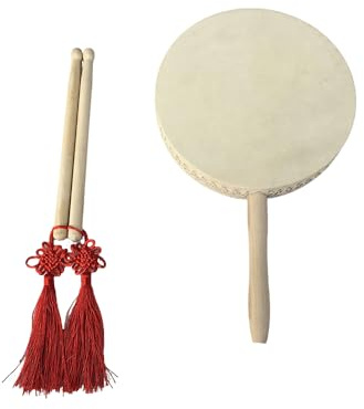 Tamburo A Mano Coreano, Comprese Le Bacchette, Accessorio Per Spettacoli Di Danza Yangko Per Adulti,A,20CM