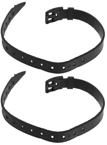 DOITOOL Sangle Réglable Installation sans Outil en Caoutchouc Noir pour Couteau de Plongée sous-Marine Adaptée aux Combinaisons et Scénarios Techniques