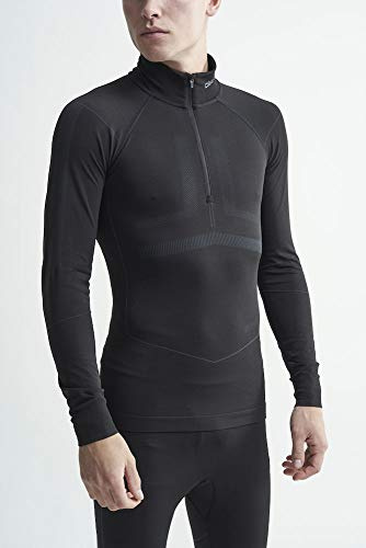 Craft Active Intensity Zip M Baselayer - Chaqueta de Trabajo para Hombre, Hombre, Color Negro, tamaño Extra-Large