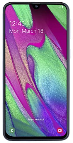 SAMSUNG Galaxy A40 - Smartphone Portable débloqué 4G (Ecran: 5, 9 Pouces - 64 Go - Double Nano-SIM - Android) - Noir - Version Française