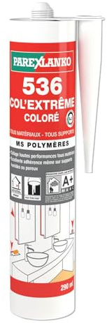 PAREXLANKO - MS-polymerlim - 536 extremt grå lim - hög prestanda för limning, tätning och injektering av konstruktioner - inomhus och utomhus - 290 ml