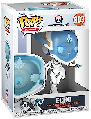 Funko Pop! Games: Overwatch 2- Echo - Figurine en Vinyle à Collectionner - Idée de Cadeau - Produits Officiels - Jouets pour Les Enfants et Adultes - Video Games Fans