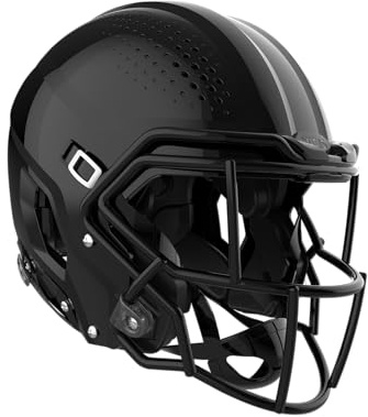 VICIS ZERO2 Youth Football Helmet, Molded Gloss Black, Medium, SO-212E Facemask