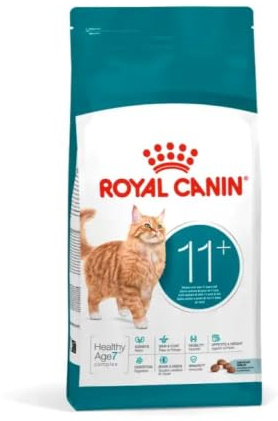 Royal CANIN AGEING 11+ | 4 kg | Cibo secco per gatti oltre 11 anni | Formula con HealthyAge7™ Complex | Contiene crocchette facili da masticare