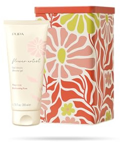 Pupa Gel Doccia Flower Artist Shower Gel Rosa, Vaniglia e Bergamotto - Kit con Scatola Colorata in Metallo Idonea al Contatto con gli Alimenti, Idea Regalo (001 Enchanting Rose, 200ml)