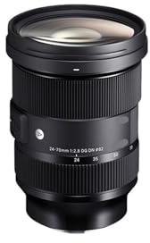 24-70mm F2.8 DG OS HSM Art Full Frame Standard Zoom Digital SLR Camera Lens,Compatible For 6DII D780, 24 70 2.8（Used）(For Sony E)