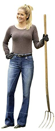 USG 10100018-088 Marina - Pantaloni jodhpur, da donna, con rivestimento Top Grip, taglia: 88