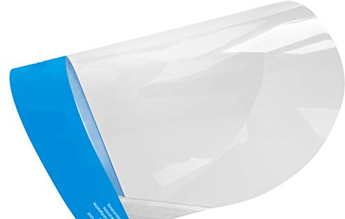 Craze 28308 Visière en plastique souple anti-crachement avec revêtement anti-buée rembourré