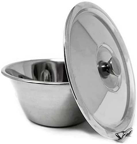 Flanero con Tapa y Cierre - Flanera de Acero Inoxidable - Molde para Flan - 20 cm