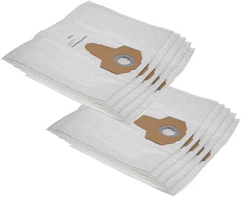 vhbw 10x Staubsaugerbeutel kompatibel mit Fakir/Nilco S 17, S 17 NT, S 18 / S18, S 16 T / S16T Staubsauger - Mikrovlies, 45cm x 30cm