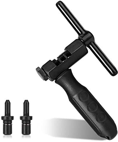 Oumers FahrradKette Werkzeuge, Universal Fahrradketten-Splitterschneider für 7 8 9 10 11-Gang-Ketten Link Langlebiges bike-Reparatur Werkzeug mit austauschbarem Ersatzstift