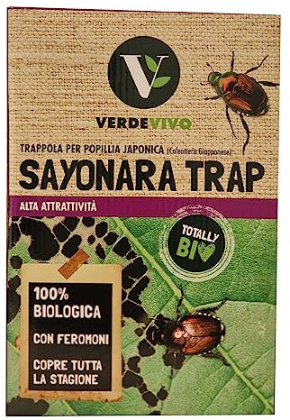 VERDE VIVO Trappola per Popillia Japonica BIO con Feromoni - Sayonara Trap