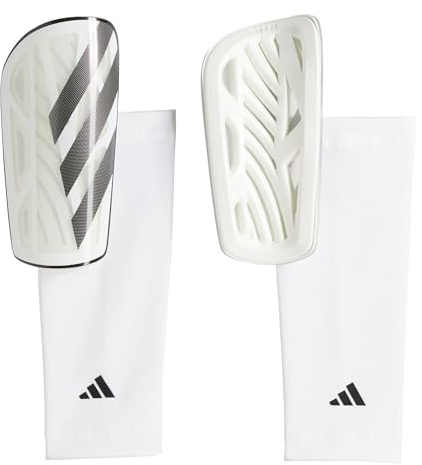 adidas Unisex TIRO SHINGUARD League White/Black/Silver Metallic, S