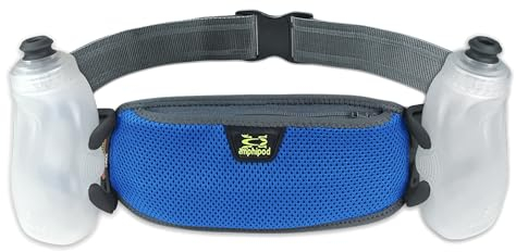 Amphipod RunLite Xtech 10K Trinkgürtel, Ultra Runners Taille & Hydration Belt für Ausdauerlauf, Rennsport, Herren & Damen, Kobalt, 21 oz