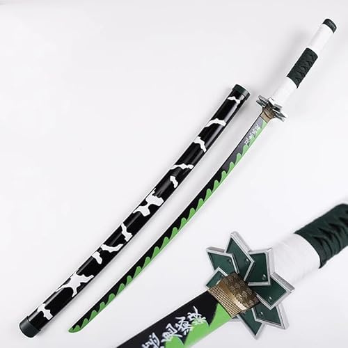 Fyre's cosplay Katana di Sanemi Shinazugawa Legno 102cm