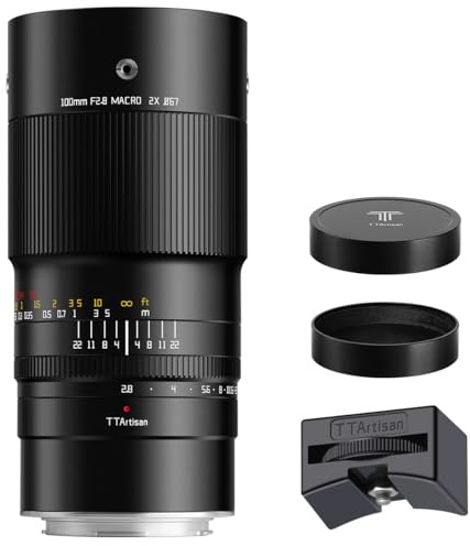 TTArtisan 100mm F2.8 2X Ultra Makro Objektiv, Vollformat-Objektiv für Leica L SL, SL2, SL2-S,SL3 für Sigma FP FPL für Panasionic S1, S5, S5II, S9