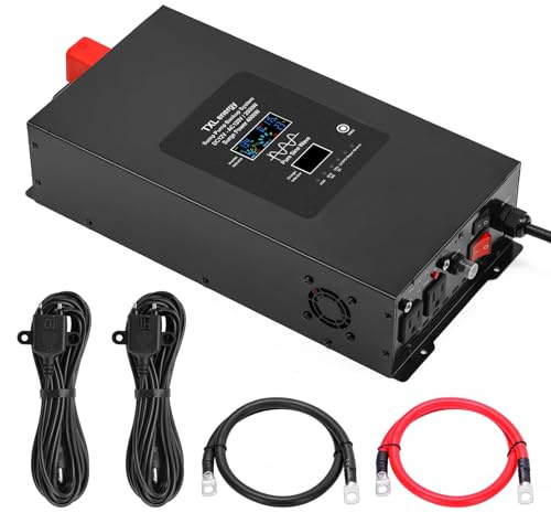 TXL 2000W Sump Pump Backup System with Sump Pump Control, 36A Surge Support, Pure Sine Wave Inverter, Ensures Reliable Pump Operation During Power Outages, Battery Not Included