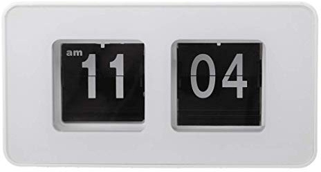 SimpleLife Retro Auto Flip Clock Number Classic Stylish Modern Desk Wall Clock