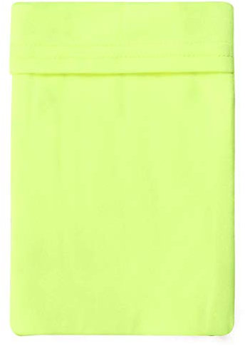 Keenso Brazalete Deportiva, Bandas para el Brazo, Brazalete Transpirable para Llevar Móvil(Amarillo Fluorescente) Manguitos de Exterior, Manguitos de Hielo