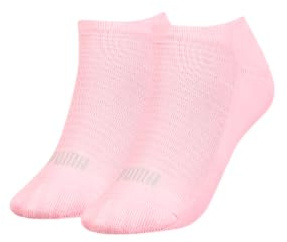 PUMA Women's Puma Women's Sneaker - Trainer (2 Pack) Socks, Pink, 6 8 UK