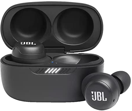 JBL Live Free NC+ TWS – Kabellose In-Ear-Kopfhörer mit Noise Cancelling in Schwarz – Bis zu 21 Stunden Akkulaufzeit – Inkl. Ladebox