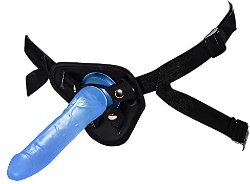 Strap On con Dildo 20cm Dildo Classici Strap-on con Dildo Harness Lesbiche Masturbatore per Adulto Sex Toy per doppia stimolazione del punto G Pene con cinghia in nylon Dildo Realistici