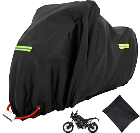 Rouzin Bâche de protection pour moto - 420D Oxford imperméable - XXXL - 265 x 105 x 133 cm