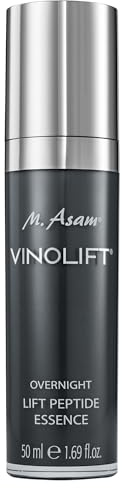 M. Asam VINOLIFT Gesichts Serum Overnight Lift Peptide Essence (50ml) – Gegen Hautunreinheiten, Pigmentflecken & Plisseefältchen, Peptidkomplex für Spannkraft & Elastizität, Anti-Aging Gesichtspflege