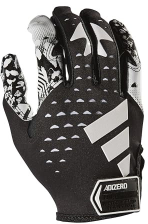 adidas Adizero 13 Moments Fußballhandschuhe, Schwarz/Weiß, Größe M