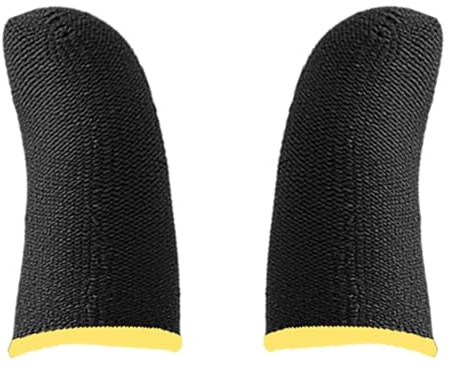 Tumhandskar för TV- – 2 st kolfiber Ggaming fingerhylsor