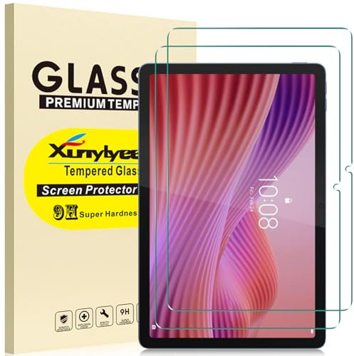 XunyLyee 2-Stück, Panzer Schutz Glas für Lenovo Tab 10.1 Zoll 2025 TB-311FU Schutzfolie [232 * 151mm/ 9,13 * 5,95 Zoll]
