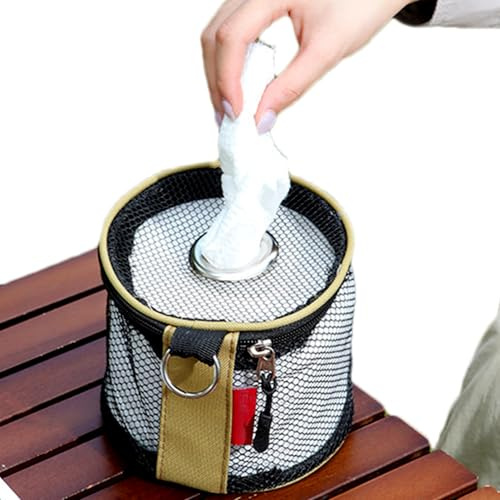 Portarrollos de papel higiénico portátil, bolsa de almacenamiento de papel higiénico, bolsa organizadora de pañuelos, bolsa para dispensador de papel higiénico, bolsa de pañuelos para coche