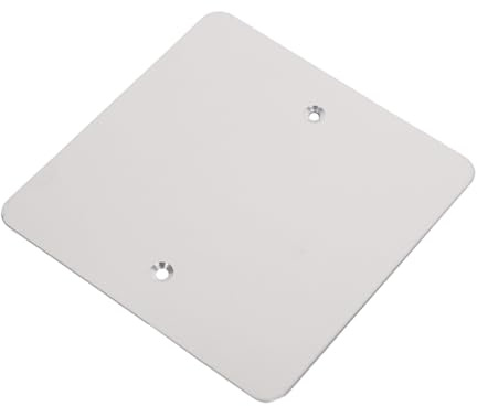 ANDRESLAD Piastra A Parete in Acciaio Inossidabile: Copertura Per Cieca Per Soffitto A Parete - Facile Installazione: Applicazione Decorativa Cablaggio, Copertura Per Quadro