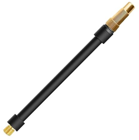 JOOTUEPO 16cm Tubo Prolunga di Gomma Flessibile della Pompa di Gonfiaggio, Gonfiatore Pompa Tubo Adattatore, Tubo di Estensione per Pneumatici Auto Bicicletta Motociclo Pneumatici